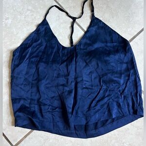 Lunya Silk Set - Navy Blue, Size S
